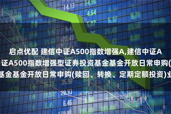 启点优配 建信中证A500指数增强A,建信中证A500指数增强C: 建信中证A500指数增强型证券投资基金基金开放日常申购(赎回、转换、定期定额投资)业务公告