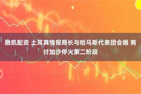 融凯配资 土耳其情报局长与哈马斯代表团会晤 商讨加沙停火第二阶段