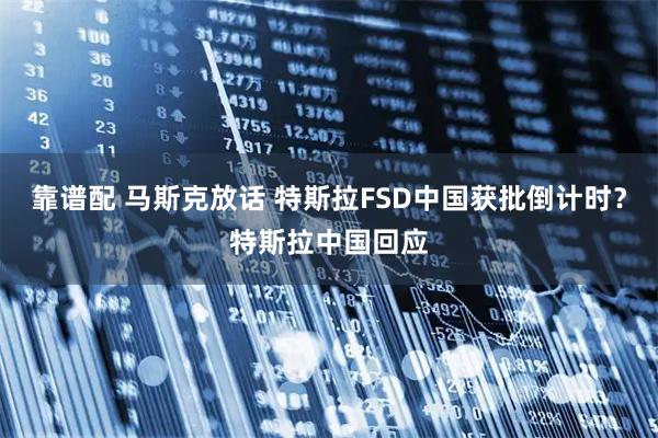 靠谱配 马斯克放话 特斯拉FSD中国获批倒计时？特斯拉中国回应